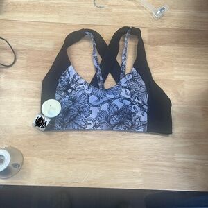 lululemon athletica Purple and Green Sports Bra